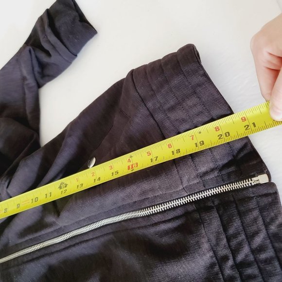 RAG & BONE Knit Black Cotton Moto Edgy Jacket - Picture 10 of 11